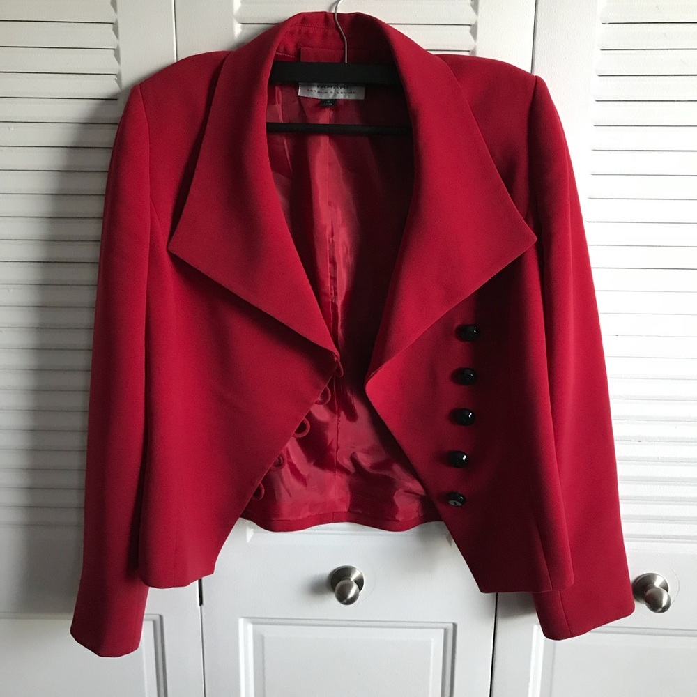 Red Tahari Arthur S. Levine Blazer